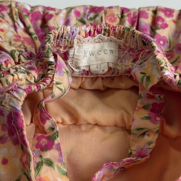 Lot of 3 Girls Dresses Size 4T Tommy Bahama Dress Ruffle Crochet Pom Pom Lemon - Picture 8 of 9